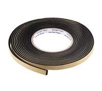 sourcing map Sealing Foam Tape 10mm Wide 3mm Thick 5m/16.4ft Long, EVA Self Adhesive Weather Strip for Window Door Insulation