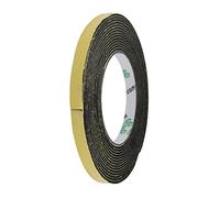 sourcing map Sealing Foam Tape 10mm Wide 5mm Thick 5m/16.4ft Long, Self Adhesive Weather Strip for Window Door Insulation, Yellow Black