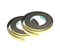sourcing map Sealing Foam Tape 15mm Wide 2mm Thick 5m/16.4ft Long, Self Adhesive Weather Strip for Window Door Insulation, Pack of 2