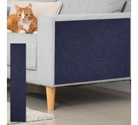sourcing map Self-Adhesive Cat Scratching Mat, 1 Roll 78.7" x 15.8" Couch Protector from Cat Claws for DIY Sofa, Wall, Doors, Scratch Pad Carpet Mat, Dark Blue