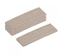sourcing map Self Adhesive Felt Tape 3.9 Inch x 1 Inch Self-Stick Felt Furniture Strip Roll Beige 10pcs