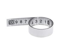 sourcing map Self-Adhesive Measuring Tape 100cm Metric Tape Measure Stainless Steel Waterproof Right to Left Widened Metal Sticky Ruler Steel Workbench Ruler