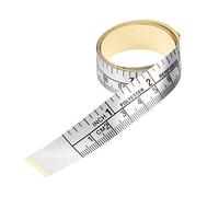 sourcing map Self-Adhesive Measuring Tape with Fractions 12 Inches 30cm Workbench Ruler, Peel and Stick Measure Tape for Woodworking, Saw, Drafting Table
