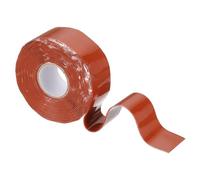 sourcing map Self Fusing Silicone Tape, 25mm x 3 Meter Waterproof Water Leak Sealing Tape for Plumbing Pipe Hose Repair Handles, Red (0.5mm Thick)