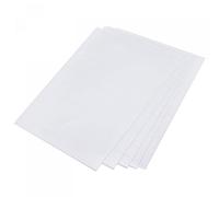 sourcing map Self-Sealing Laminating Sheets Lamination Film Clear Sheet, 129x91x0.26mm for Photo, Paper, Menu, Pack of 50