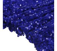 sourcing map Sequin Fabric Bright Blue, 1 Yard Length 3.9 Feet Wide Velvet Fabric, Mesh Fabric Full Glitter Sequins Fabric Sewing for Craft Clothes Decoration