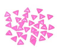 sourcing map Sew on Rhinestones, 48pcs Flatback Shiny Crystals Rhinestones Stones, Sew on Crystals with Holes for Jewelry Crafts Clothes Shoes, Fuchsia Neon Color