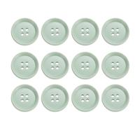 sourcing map Sewing Button,23mm/0.91" 4 Hole Craft Buttons Light Green 12pc | Resin Round Replacement,for Clothing DIY Crafts Decoration