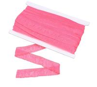 sourcing map Sewing Fringe Trim, 14 Yards 1 Inch Tassel Trim Polyester Fringe Tassel Lace Trim Ribbon for Clothes Accessories DIY Sewing Crafts Decoration, Bright Pink
