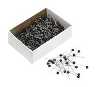 sourcing map Sewing Pins 800pcs Round Pearl Head Dressmaking Corsage Pins Straight Pins for Wedding Sewing Decoration DIY Craft, Black