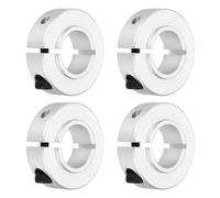 sourcing map Shaft Collar 17mm Bore Single Split Aluminium Alloy Clamping Shaft Collars with Set M4 Screw for Industrial Automation Conveyor Belt Systems 4 Pack