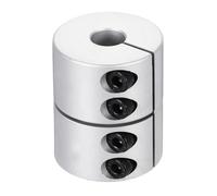 sourcing map Shaft Coupling 10 to 15mm(ID) 40mm(L) Aluminum Alloy Shaft Coupler Connector Rigid Joint Motor Accessories for 3D Printer DIY Robots Model CN