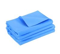 sourcing map Shammy Cloth for Car Drying, 34 x 25 Inch Chamois Towel for Car Reusable Soft Shammy Towel Super Absorbent Towels for SUV Truck Home, Blue