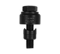 sourcing map Sheet Metal Hole Punch 1/2" Bearing Steel Circle Hole Puncher Set Knockout Punch Die Cutter Tool with Hex Head Screw for Stainless Steel Sink Copper Plate