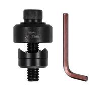sourcing map Sheet Metal Hole Punch 28.3mm Metric Bearing Steel Circle Hole Puncher Set Knockout Punch Die Cutter Tool with Hex Head Screw Hex Wrench for Stainless Steel Sink Copper Plate