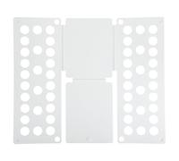 sourcing map Shirt Folder Board, T-Shirt Clothes Folder Small Folding Board Foldable Plastic T-Shirt Organizer for Closet Wardrobe Drawer Easy Clothing Storage (White, 18.9 x 15.7Inch)