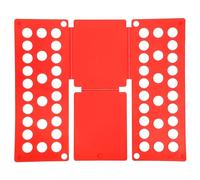 sourcing map Shirt Folder Board, T-Shirt Clothes Folder Small Folding Board Foldable Plastic T-Shirt Organizer for Closet Wardrobe Drawer Easy Clothing Storage (Red, 18.9 x 15.7Inch)