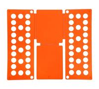 sourcing map Shirt Folder Board, T-Shirt Clothes Folder Small Folding Board Foldable Plastic T-Shirt Organizer for Closet Wardrobe Drawer Easy Clothing Storage (Orange, 18.9 x 15.7Inch)