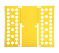 sourcing map Shirt Folder Board, T-Shirt Clothes Folder Small Folding Board Foldable Plastic T-Shirt Organizer for Closet Wardrobe Drawer Easy Clothing Storage (Yellow, 18.9 x 15.7Inch)