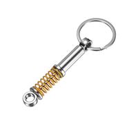 sourcing map Shock Absorber Model Keychain Car Style Auto Parts Key Chains Keyring Fit Men Women for Cars Trucks Bikes, Yellow