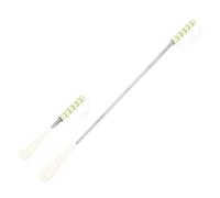 sourcing map Shoe Horn 30-71cm Non-Slip Sponge Long Handle Retractable Telescopic Shoehorn with Hanging Rope for Women Men Adults Seniors Boots, Beige