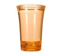 sourcing map Shot Glasses 1.2oz Polystyrene Shot Glasses Ombre Multicolored Shot Glasses Bulk for Cocktail Round Shot Glasses Spirits Liquors, Orange