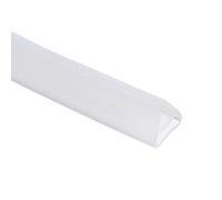 sourcing map Shower Door Side Seal, U-Type Shower Door Sweep for 5/16" Glass 197" Long Silicone Frameless Glass Seal Strip, Stop Leak and Create A Water Barrier for Bathroom Office, Clear