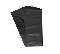 sourcing map Shrink Wrap Bags,100Pcs 5 x 10 Inches Black POF Heat Shrink Wrap Bags for Packaging Gift Baskets, Soap,Bath Balls,Candles, Stationery, Cosmetics and Homemade DIY Crafts