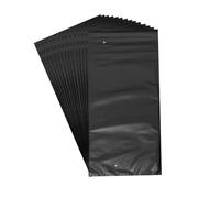 sourcing map Shrink Wrap Bags,100Pcs 6 x 13 Inches Black POF Heat Shrink Wrap Bags for Packaging Gift Baskets, Soap,Bath Balls,Candles, Stationery, Cosmetics and Homemade DIY Crafts