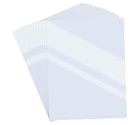 sourcing map Shrink Wrap Bags, 25Pcs 14 x 18 Inches Clear PVC Heat Seal Bags for Packaging Soap,Bath Balls,Candles, Shoes, Stationery, Cosmetics and Homemade DIY Crafts