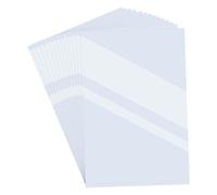 sourcing map Shrink Wrap Bags, 50Pcs 12 x 18 Inches Clear PVC Heat Seal Bags for Packaging Soap,Bath Balls,Candles, Shoes, Stationery, Cosmetics and Homemade DIY Crafts