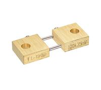 sourcing map Shunt Resistor 100A 75mV for DC Current Ammeter Analog Panel Meter External FL-19 Shunt Divider