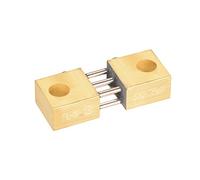 sourcing map Shunt Resistor 500A 75mV for DC Current Ammeter Analog Panel Meter External FL-19 Shunt Divider