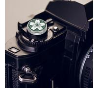 sourcing map Shutter Button (Green) - Upscale Delicate, Camera Soft Release Button Aluminum Alloy Adhesive Soft Release, for Fuji