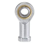 sourcing map SI20TK PHSA20 Spherical Rod End Bearing 20mm Bore Self-lubricated Joint Bearing M20x1.5 Right Hand Female Thread Connector