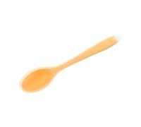 sourcing map Silicone Dinner Spoon Table Spoon Dessert Spoon Utensils for Kitchen Restaurant Orange