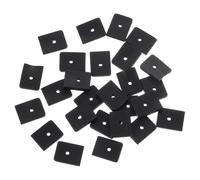 sourcing map Silicone End Caps, 40Pcs 10mm - Silicone Plug Fit for Corset Polyester Boning for Sewing, for Wedding Dress, Bridal Gown (Black)