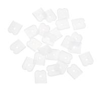 sourcing map Silicone End Caps, 60Pcs 12mm - Silicone Plug Fit for Corset Polyester Boning for Sewing, for Wedding Dress, Bridal Gown (White)