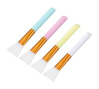 sourcing map Silicone Epoxy Brushes Pink/Blue/White/Yellow Applicator DIY Brush for Making Epoxy Tumbler, Pack of 4