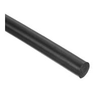 sourcing map Silicone Foam Seal Strip, 15mm OD 2.5m 8ft Silicone Foam Weather Strip, Sponge Rubber Weather Stripping Cord for Warehouse, Foam Tubing, Black