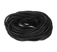 sourcing map Silicone Foam Seal Strip, 3mm(0.12") Dia 8.5 Meters(27.89 Ft) Long Sponge Rubber Weather Seal Strip Round Rubber Cord Solid for DIY Warehouse, Pads, Foam Tubing, Crafts - Black
