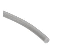 sourcing map Silicone Foam Seal Strip, 3mm OD 2.5m 8ft Silicone Foam Weather Strip, Sponge Rubber Weather Stripping Cord for Warehouse, Foam Tubing, Grey