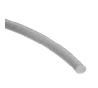 sourcing map Silicone Foam Seal Strip, 4mm OD 4.5m 15ft Silicone Foam Weather Strip, Sponge Rubber Weather Stripping Cord for Warehouse, Foam Tubing, Grey