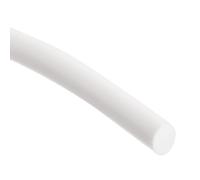 sourcing map Silicone Foam Seal Strip, 8.5mm OD 6.5m 21ft Silicone Foam Weather Strip, Sponge Rubber Weather Stripping Cord for Warehouse, Foam Tubing, White