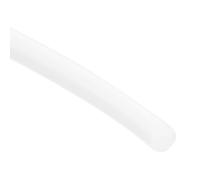 sourcing map Silicone Foam Seal Strip, 8mm OD 6.5m 21ft Silicone Foam Weather Strip, Sponge Rubber Weather Stripping Cord for Warehouse, Foam Tubing, White