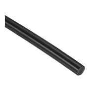 sourcing map Silicone Foam Seal Weather Strip 10 mm 5 m 16ft Sponge Rubber Cord Solid Black