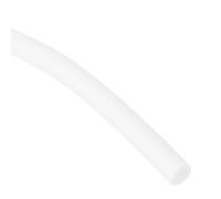 sourcing map Silicone Foam Seal Weather Strip 6.5 mm 2 m 6.5ft Sponge Rubber Cord Solid White