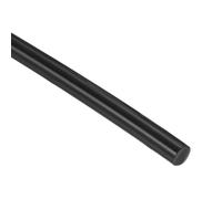 sourcing map Silicone Foam Seal Weather Strip 7 mm 5 m 16ft Sponge Rubber Cord Solid Black