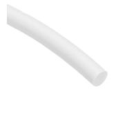 sourcing map Silicone Foam Seal Weather Strip 8mm Dia 2.5m 8ft Sponge Rubber Cord Solid White