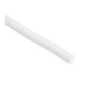 sourcing map Silicone Foam Seal Weather Strip 9.5mm Dia 2.5m 8ft Sponge Rubber Cord Solid White